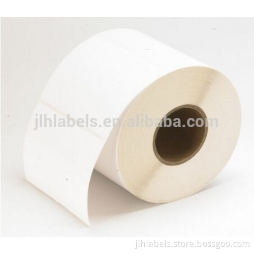750 labels Zebra Compatible Direct Thermal Labels 3x2 ,White, Roll, Permanent Adhesive, Perforations Between Labels